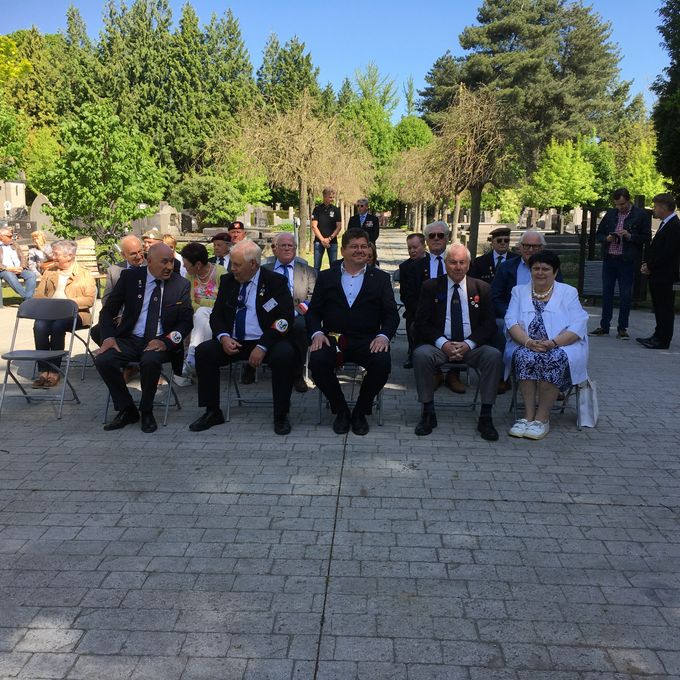 08 05 2022  Herdenking einde WO II, V-day, te Roeselare